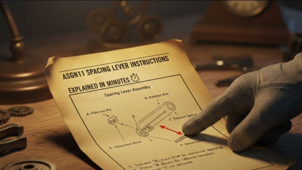 Asgn11 Spacing Lever Instructions